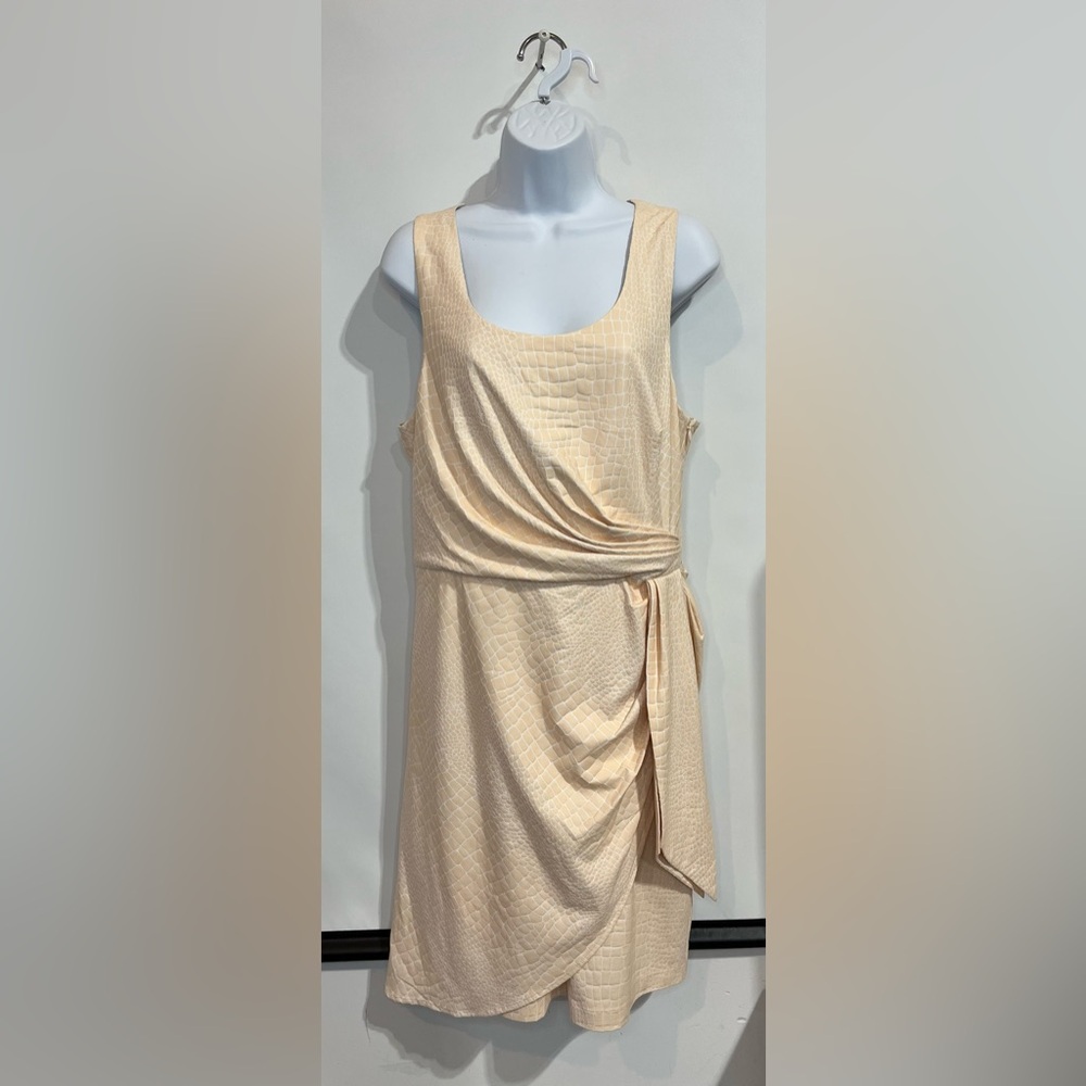 CATHERINE MALANDRINO Women’s ELSA FAUX CROC Dress Size 12‎ New With Tags